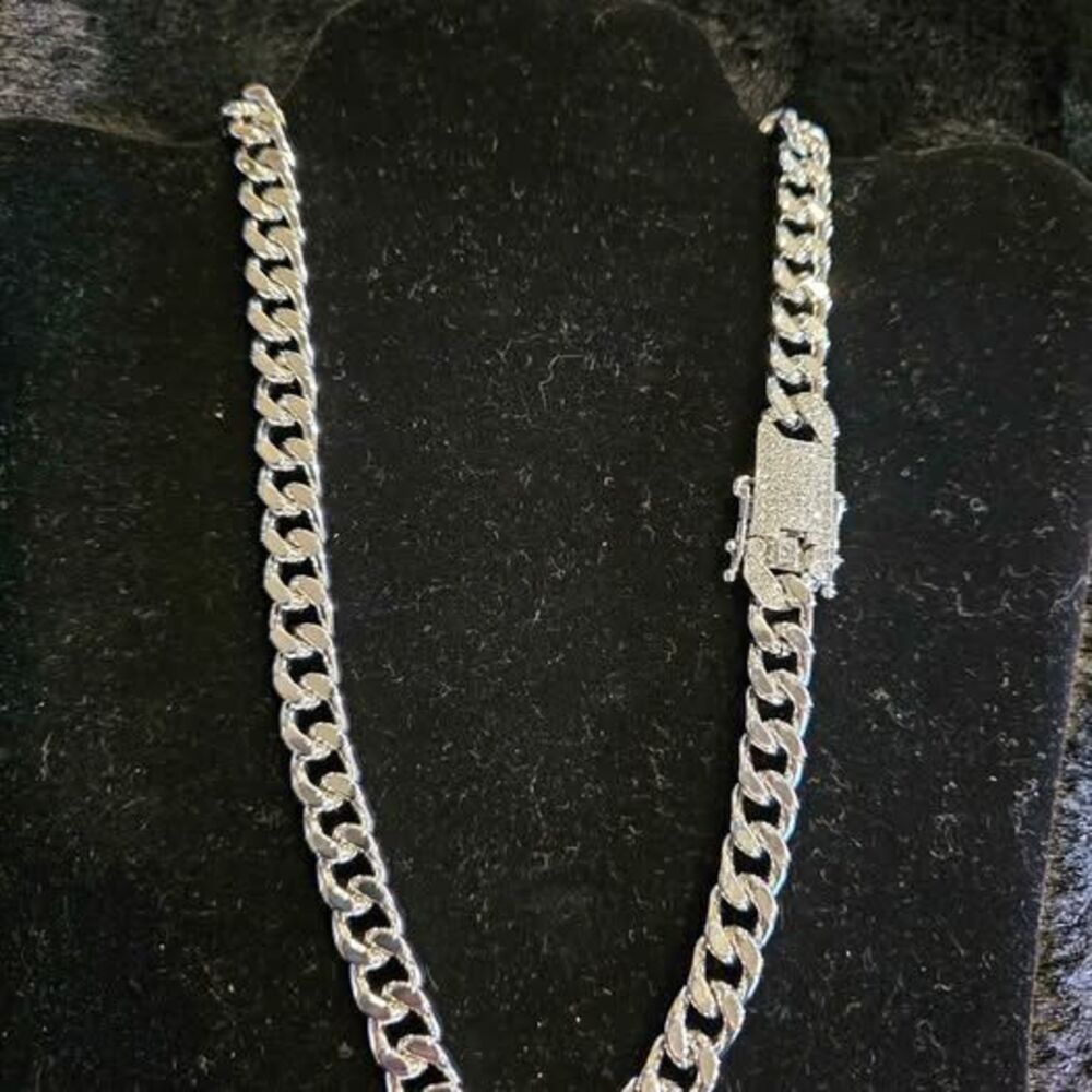 20" Gold Filled Cuban Chain with CZ double locking clasp
